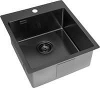 Кухонная мойка ZorG ZRE 4551 graphite - фото