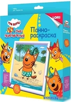 Набор для рисования Lori 3D Art.Панно-раскраска Три кота Компот Ипк-004 - фото, картинка Набор для рисования Lori 3D Art.Панно-раскраска Три кота Компот Ипк-004 - фото