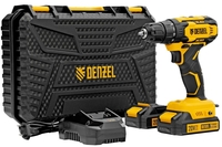 Дрель-шуруповерт Denzel CDQ-20 (с 2-мя АКБ, кейс) - фото
