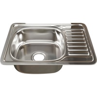 Кухонная мойка Mixline 533713 (левая, полированная, 0.8 мм) - фото