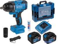 Гайковерт Bull SC 1807 1329724 (с 2-мя АКБ, кейс) - фото