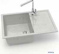 Кухонная мойка MARRBAXX 161/Q10 F161Q010 (светло-серый) - фото2