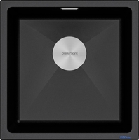 Кухонная мойка Paulmark IT-Granit Lumi 45 Uni LU45-BL (черный) - фото