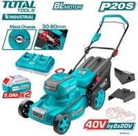 Газонокосилка Total TLMLI20186 (с 2-мя АКБ) - фото, картинка Газонокосилка Total TLMLI20186 (с 2-мя АКБ) - фото