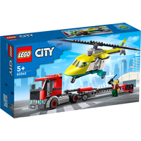 Конструктор LEGO City 60343 Грузовик для спасательного вертолета - фото