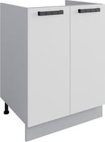 Шкаф напольный ДСВ Ройс СМ 600 (белый скин) - фото