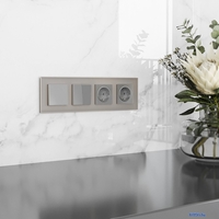 Рамка Werkel Senso W0043117 (дымчатый/стекло Soft-Touch) - фото2