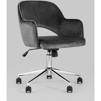 Кресло Stool Group Кларк велюр (серый) - фото2