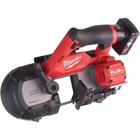 Ленточная пила Milwaukee Fuel M12 FBS64-402C 4933478441 (с 2-мя АКБ, кейс) - фото