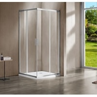 Душевой уголок Vincea Garda VSS-1G9010CL (хром/прозрачное) - фото