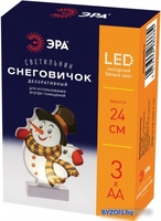 Светильник ЭРА EGNDS-08 Снеговичок 1 LED Б0051932 - фото