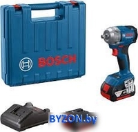 Гайковерт Bosch GDS 18V-350 Professional 06019M5021 (с 2-мя АКБ, кейс) - фото