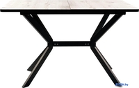 Кухонный стол ВВР Миллер (бискайская сосна/черный №7, пластик 120-160/80) - фото2