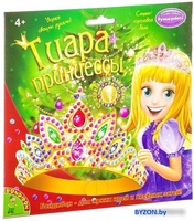 Набор для рукоделия Bondibon Новогодняя тиара принцессы с пайетками и стразами ВВ1945 - фото2