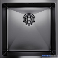 Кухонная мойка Mixline 547228 (черный графит, 3 мм) - фото