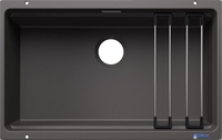 Кухонная мойка Blanco Etagon 700-U Coloured Components 527766 (серый камень) - фото, картинка Кухонная мойка Blanco Etagon 700-U Coloured Components 527766 (серый камень) - фото