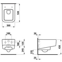 Унитаз Laufen Pro S [8209620000001] (без сиденья) - фото2