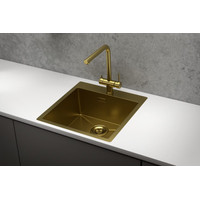 Кухонная мойка Granula GR-5151 (золото сатин) - фото2