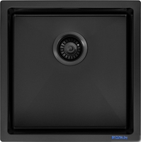 Кухонная мойка ZorG ZRE 4545 graphite - фото2