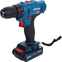 Дрель-шуруповерт Кратон CD-14.4-Li-1.5 31101055 (с 2-мя АКБ, кейс) - фото2