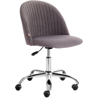 Кресло TetChair Melody (ткань/флок, серый) - фото