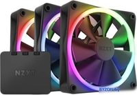 Комплект вентиляторов для корпуса NZXT F120 RGB Triple Pack RF-R12TF-B1 - фото, картинка Комплект вентиляторов для корпуса NZXT F120 RGB Triple Pack RF-R12TF-B1 - фото