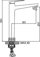Смеситель Ledeme L1178U - фото2, картинка2 Смеситель Ledeme L1178U - фото2