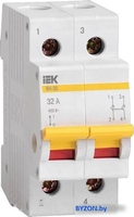 Выключатель нагрузки IEK ВН-32 2Р 32А MNV10-2-032 - фото, картинка Выключатель нагрузки IEK ВН-32 2Р 32А MNV10-2-032 - фото