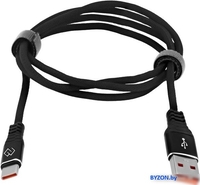 Кабель Digma DG-USBA-С-1M-27W USB Type-A - USB Type-C (1 м, черный) - фото2