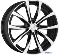 Литые диски X'trike X-138 18x7" 5x108мм DIA 65.1мм ET 43мм BK/FP - фото