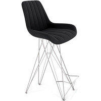 Стул Sheffilton SHT-ST37/S66 (ночное затмение/хром лак) - фото