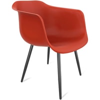 Стул с подлокотниками Sheffilton SHT-ST31/S95-1 (красный/черный муар) - фото