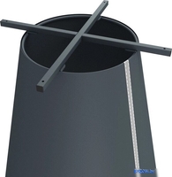 Кухонный стол Sheffilton SHT-TU89/TT 90 МДФ (антрацит/серый/каменный уголь) - фото2