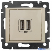 Розетка USB Legrand Valena 694372 (слоновая кость) - фото