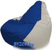 Кресло-мешок Flagman Груша Мега XXXL Г3.1-125 (синий/белый) - фото