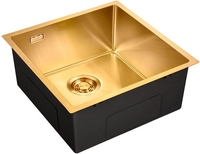 Кухонная мойка Emar EMB-131 PVD Nano Golden - фото