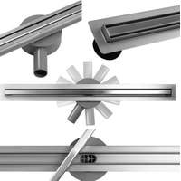 Трап/канал Calani Eco360 Slim 70 Chrom CAL-G0020 - фото