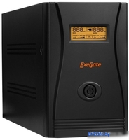 Источник бесперебойного питания ExeGate LLB-2200.LCD.AVR.EURO.RJ.USB EP285531RUS - фото