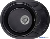 Кухонная мойка Granula 5802 (шварц) - фото