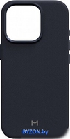 Чехол для телефона Magssory Eco Leather Case Blue для iPhone 16 Pro CLT028b - фото