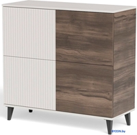 Комод Halmar Random 2 KM-2 (кашемир/орех/черный) - фото, картинка Комод Halmar Random 2 KM-2 (кашемир/орех/черный) - фото