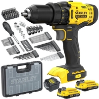 Дрель-шуруповерт Stanley SFMCD700D2A (с 2-мя АКБ, кейс) - фото