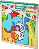 Развивающая игра BRAUBERG Kids. Дикие животные 665250 - фото, картинка Развивающая игра BRAUBERG Kids. Дикие животные 665250 - фото