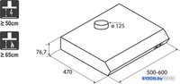 Кухонная вытяжка Jetair Light IX/F/60 (PRF0094403) - фото2, картинка2 Кухонная вытяжка Jetair Light IX/F/60 (PRF0094403) - фото2