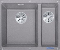 Кухонная мойка Blanco Subline 340/160-U (левая, алюметаллик) - фото, картинка Кухонная мойка Blanco Subline 340/160-U (левая, алюметаллик) - фото