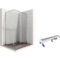 Душевой уголок Ambassador Set 11011106R-ST3 - фото
