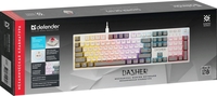 Клавиатура Defender Dasher GK-472 (белый/серый) - фото2