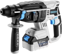 Перфоратор Deko DKCH20FU-Li SET (с 2-мя АКБ, кейс, оснастка) - фото2, картинка2 Перфоратор Deko DKCH20FU-Li SET (с 2-мя АКБ, кейс, оснастка) - фото2