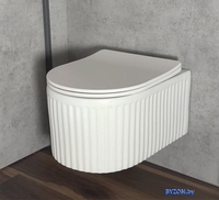 Унитаз подвесной Roxen Royal Matt Rimless Soft Close NC 530200-01 - фото2