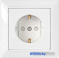 Розетка Bylectrica Стиль РС16-317 (белый) - фото